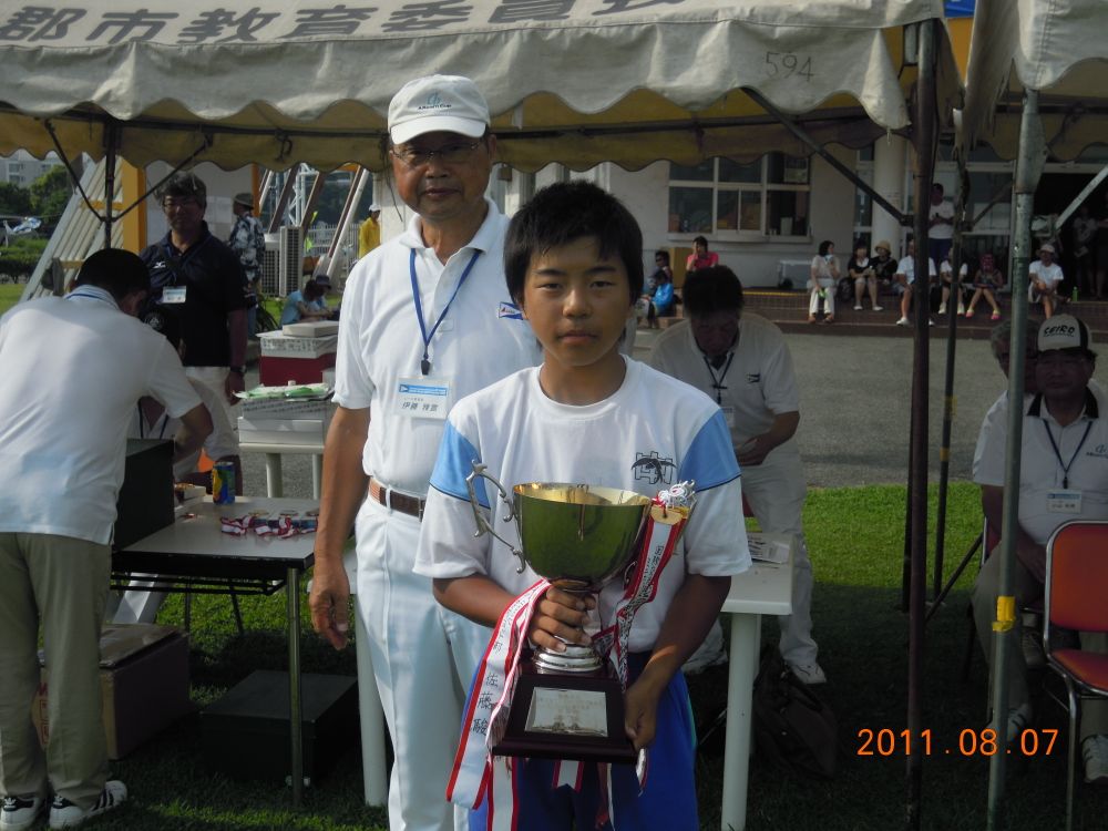 YMFS理事長杯受賞の小澤聖人選手